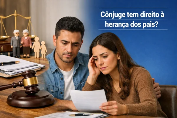 Cônjuge tem direito a herança dos pais