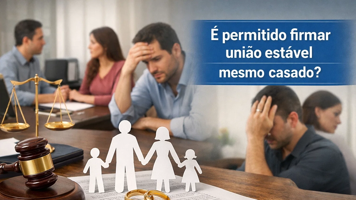 É permitido firmar união estável mesmo casado