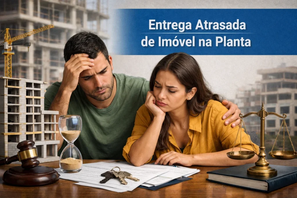 Entrega atrasada de imóvel na planta