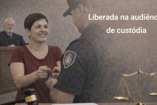 Liberada na audiência de custódia