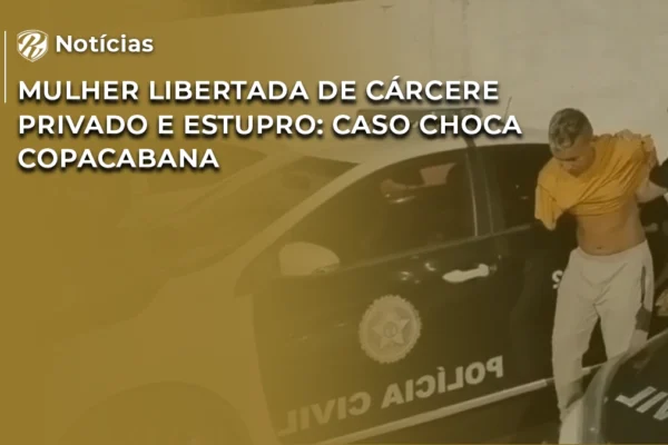 Mulher libertada de cárcere