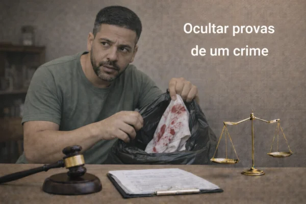 Ocultar provas de um crime