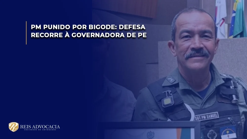 PM punido por bigode: Defesa recorre à governadora de PE 1 PM punido por bigode