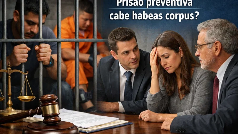 Prisão preventiva cabe habeas corpus