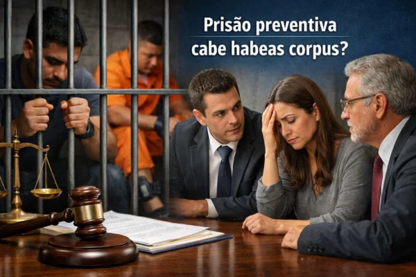 Prisão preventiva cabe habeas corpus