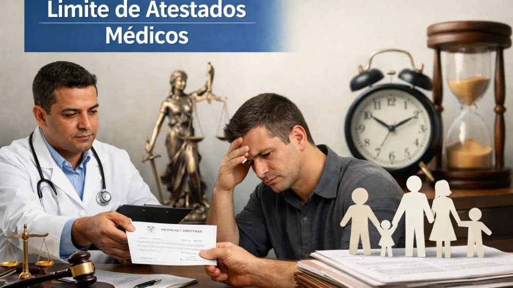 Quantos atestados o funcionário pode colocar por mês? 1 atestados médicos