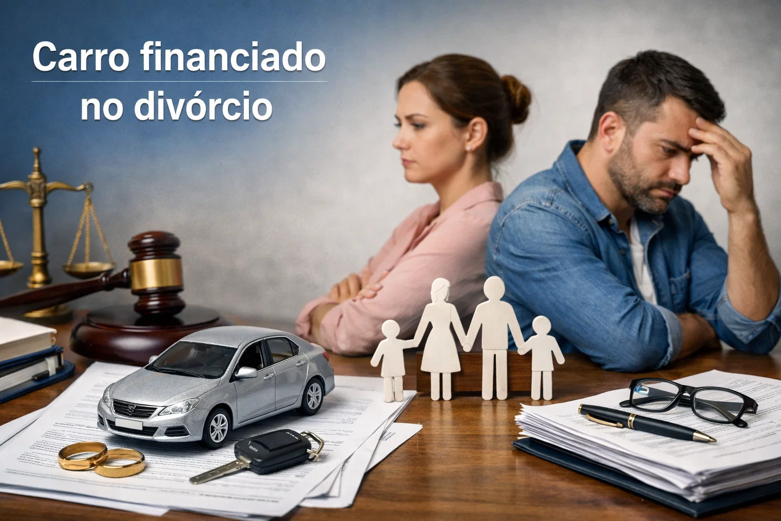 carro financiado no divórcio