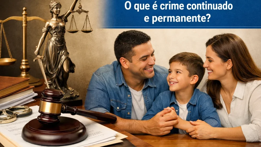 O que é crime continuado e permanente? Entenda o que a lei diz! 1 continuado e permanente