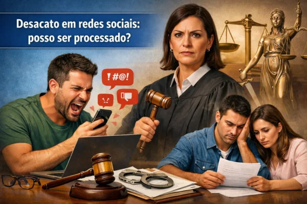 desacato em redes sociais