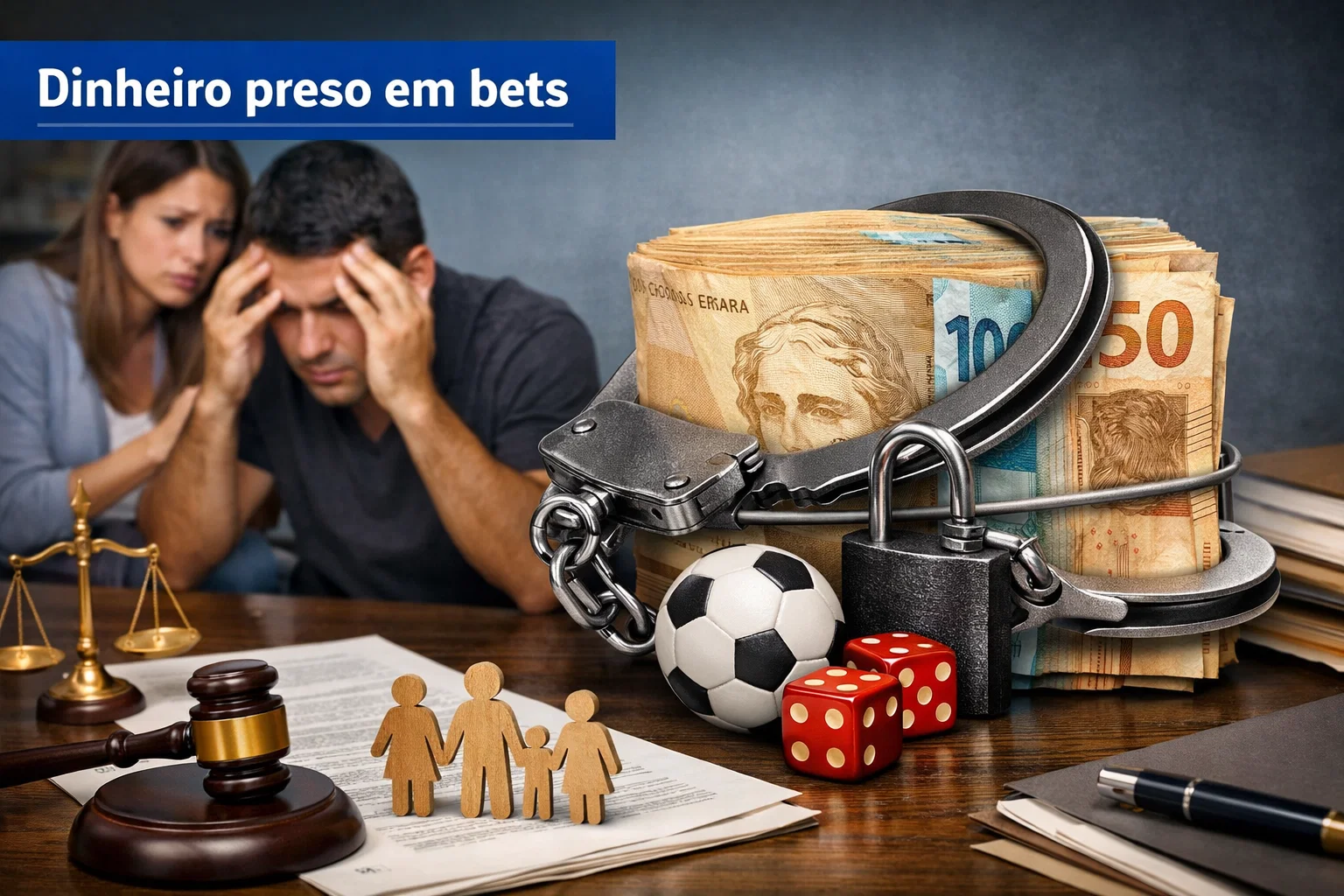 dinheiro preso em bets