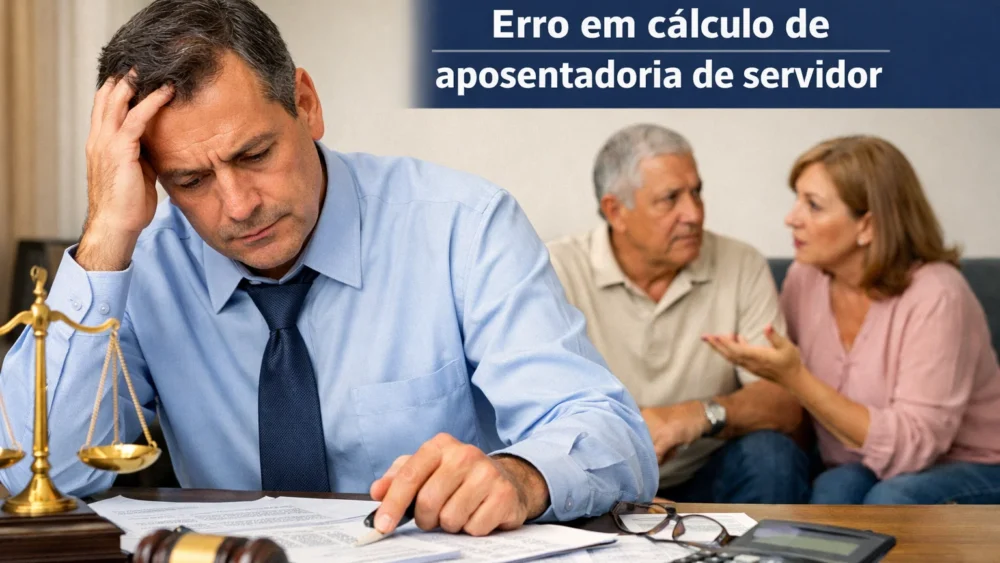 Erro em cálculo de aposentadoria do servidor público 1 erro em cálculo