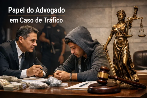 importância de um advogado após ser preso por tráfico