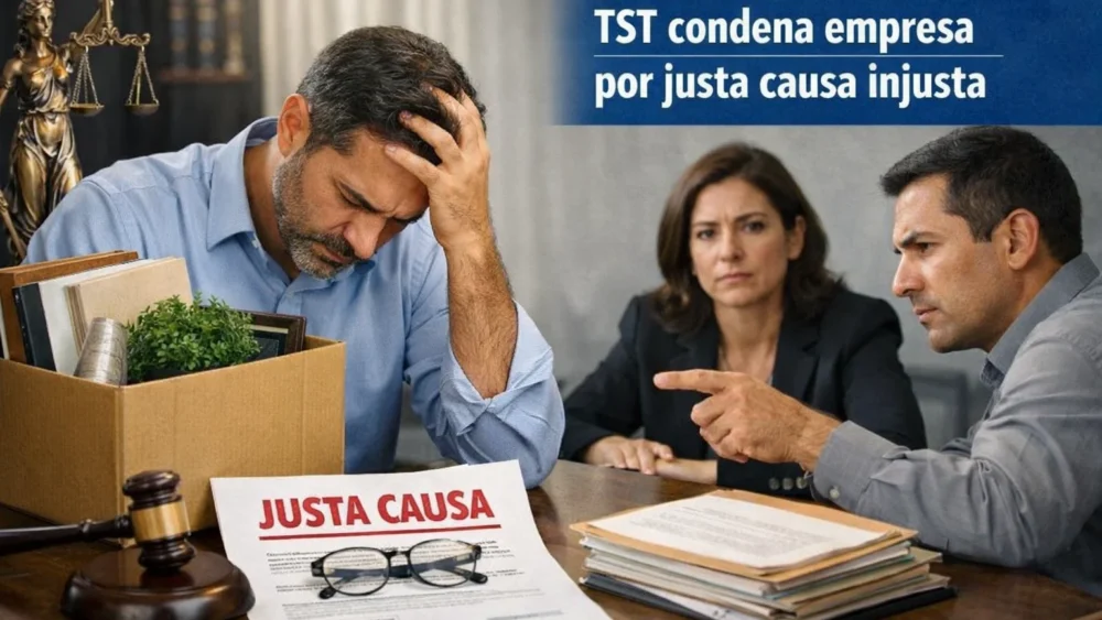 TST condena empresa por justa causa injusta 1 justa causa injusta
