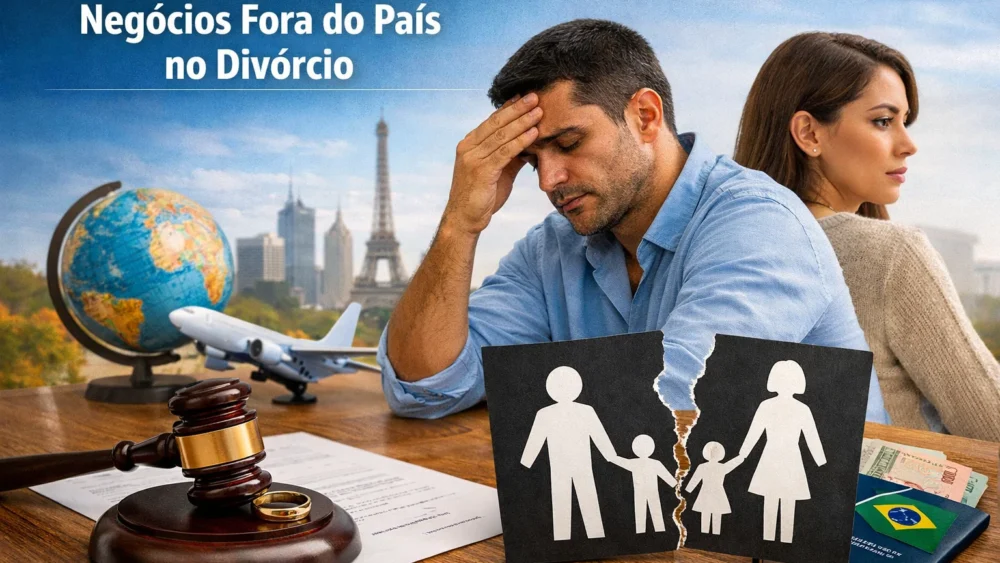 negócios fora do país