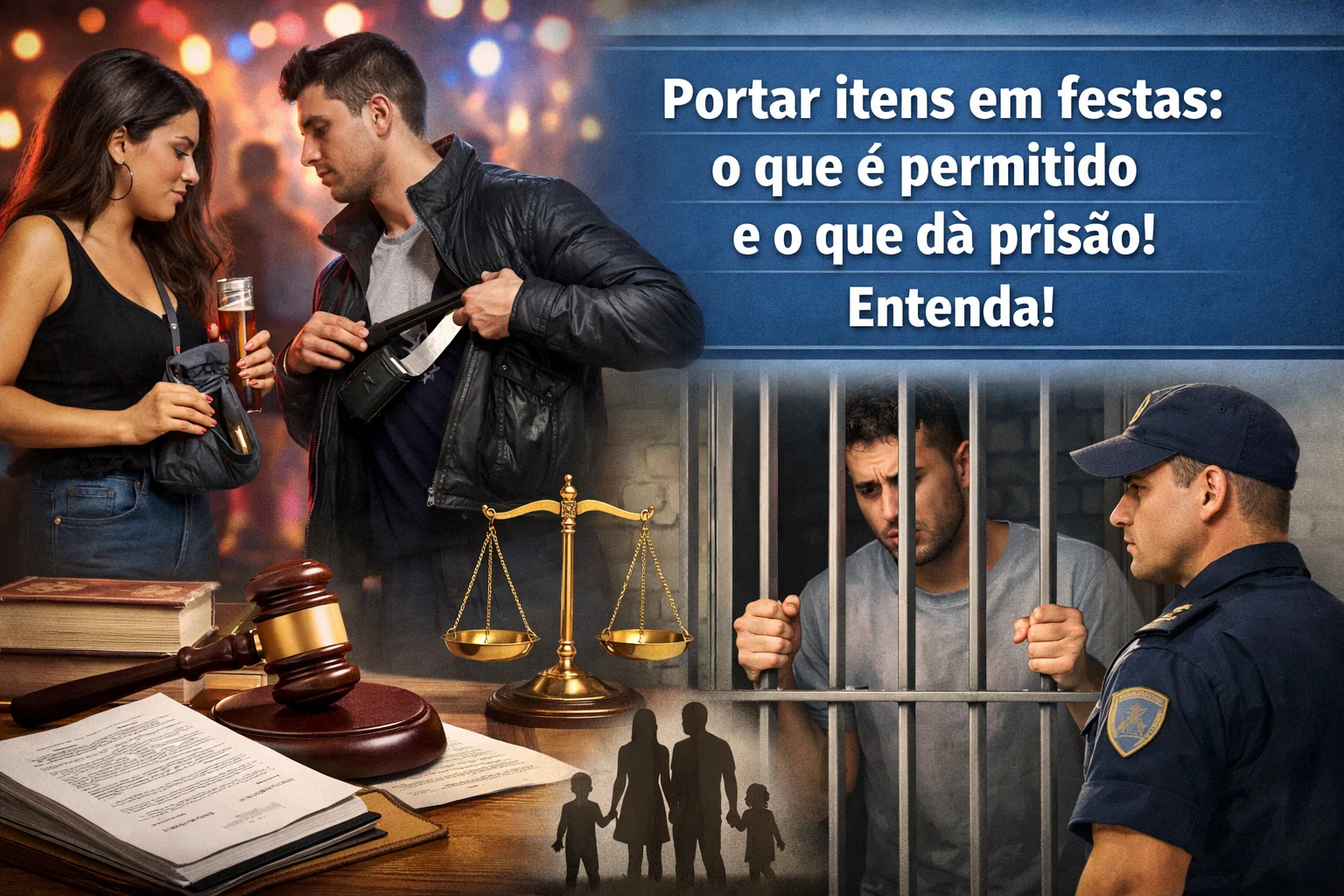 portar itens em festas