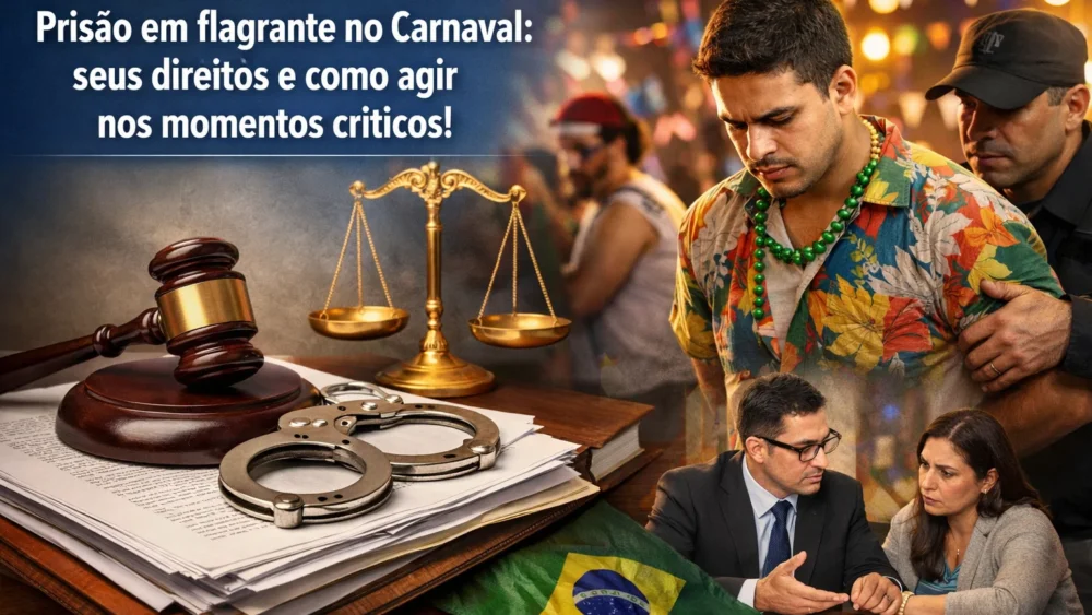 Prisão em flagrante no Carnaval: seus direitos e como agir nos momentos críticos! 1 prisão em flagrante no carnaval