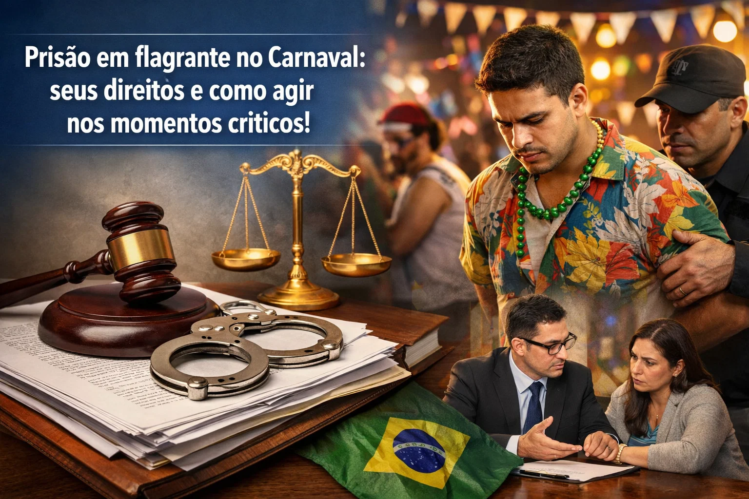 prisão em flagrante no carnaval