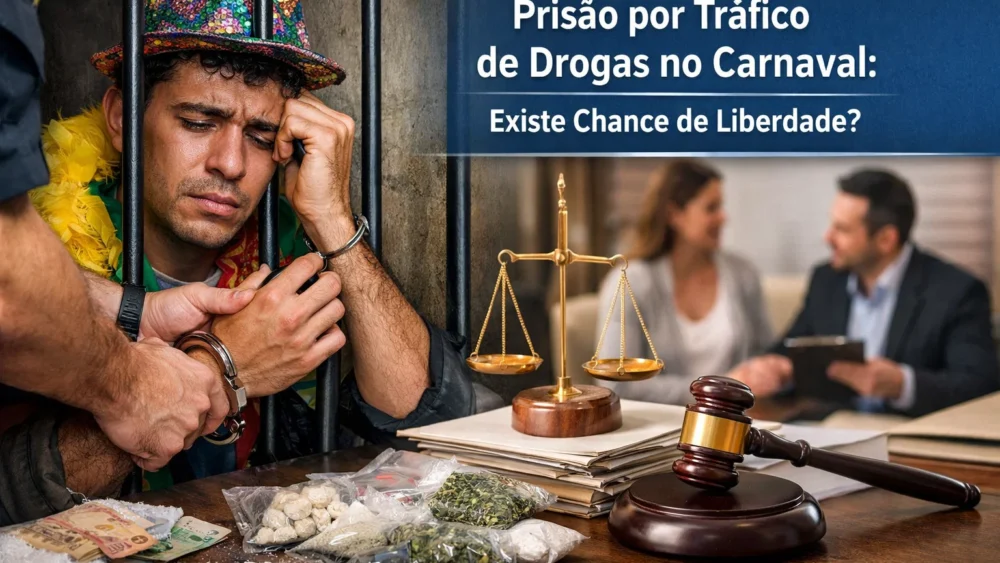 prisão por tráfico de drogas