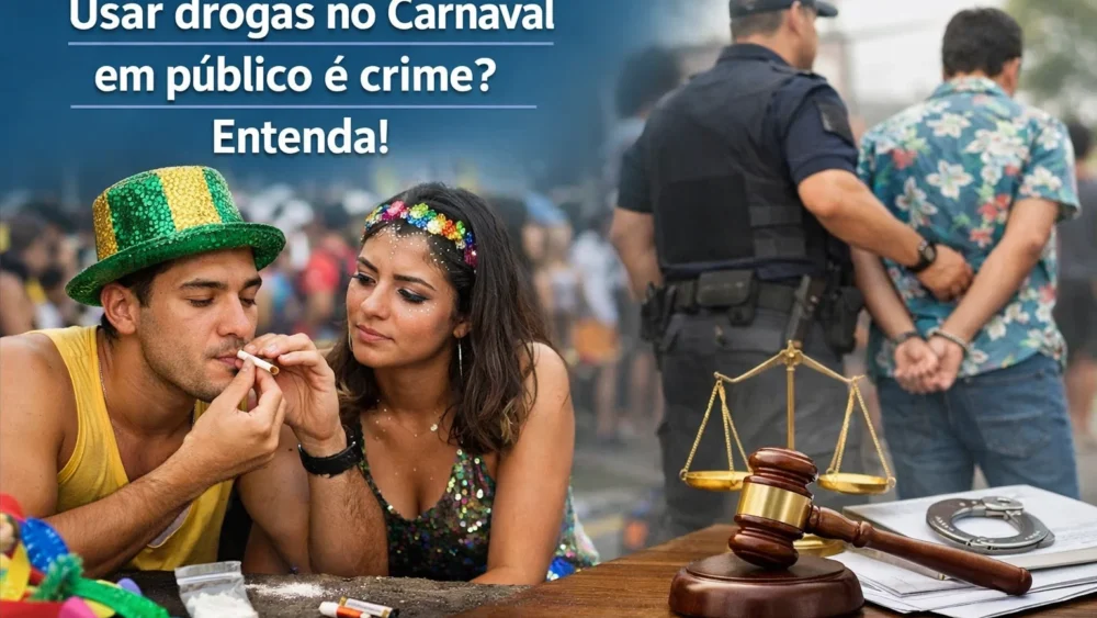 Usar drogas no Carnaval em público é crime? Entenda! 1 usar drogas no carnaval