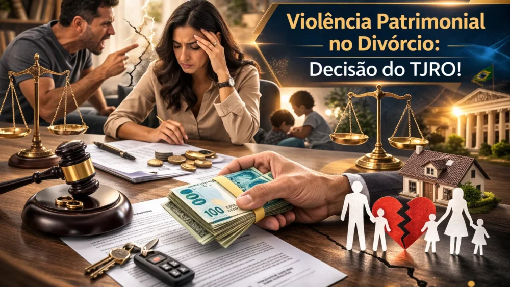 Violência Patrimonial no Divórcio: Decisão do TJRO! 1 violência patrimonial