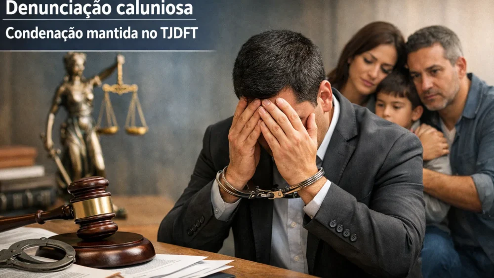 Denunciação caluniosa: Condenação mantida no TJDFT 1 Denunciação