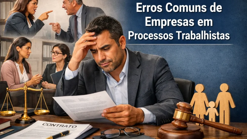 Erros comuns de empresas em um processo trabalhista (2026) 1 Erros comuns de empresas