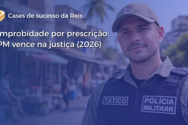Improbidade por prescrição