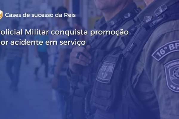 Policial Militar conquista promoção por acidente em serviço