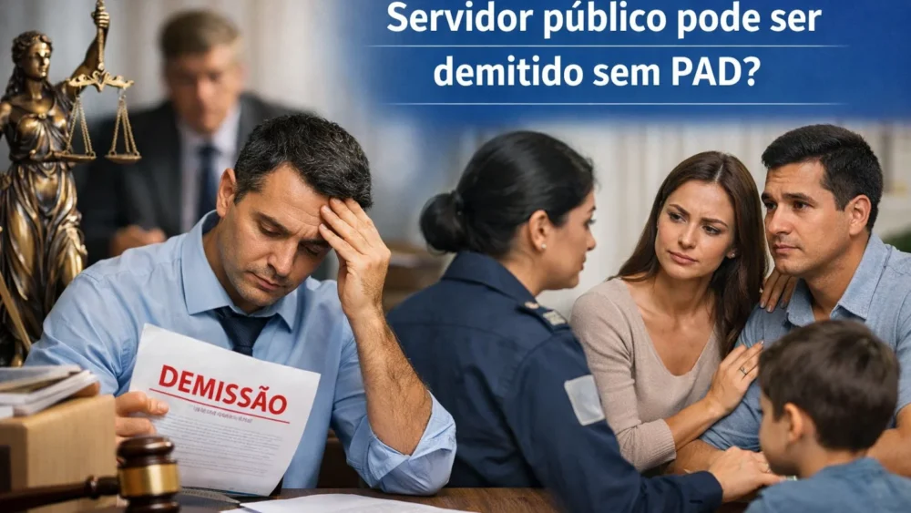 Servidor público pode ser demitido sem PAD
