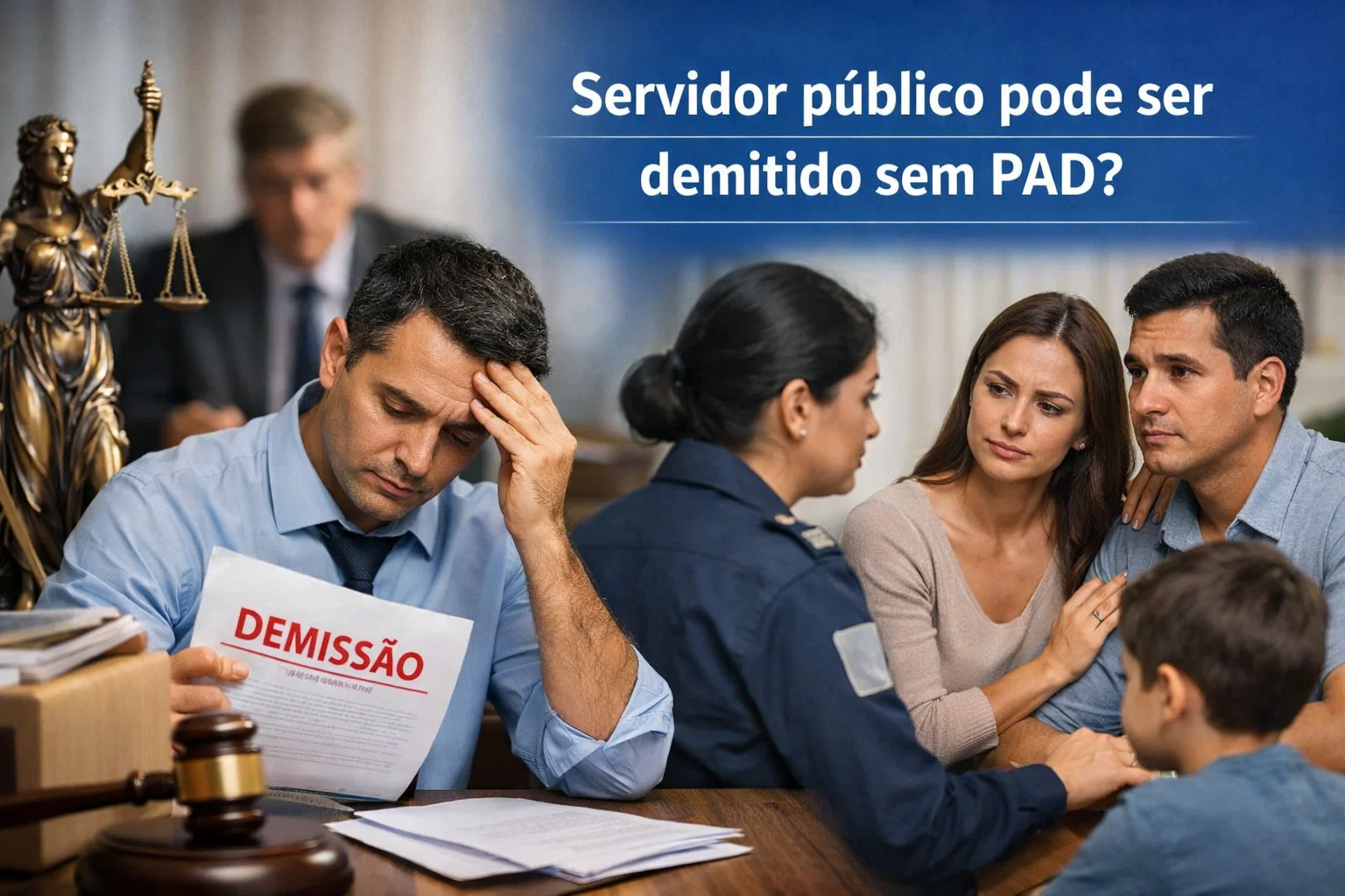 Servidor público pode ser demitido sem PAD