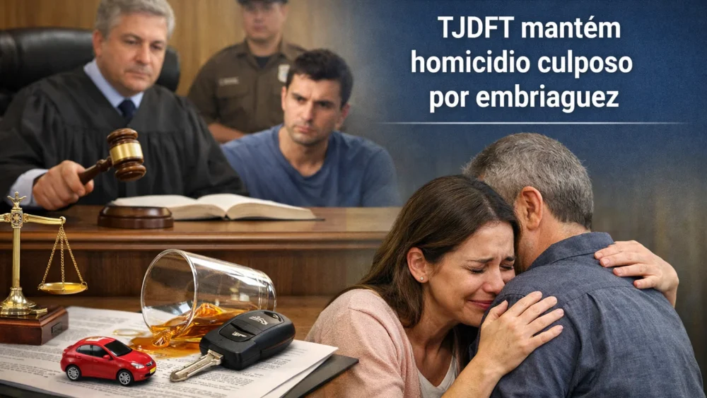 TJDFT mantém homicídio culposo por embriaguez 1 TJDFT mantém homicídio culposo por embriaguez