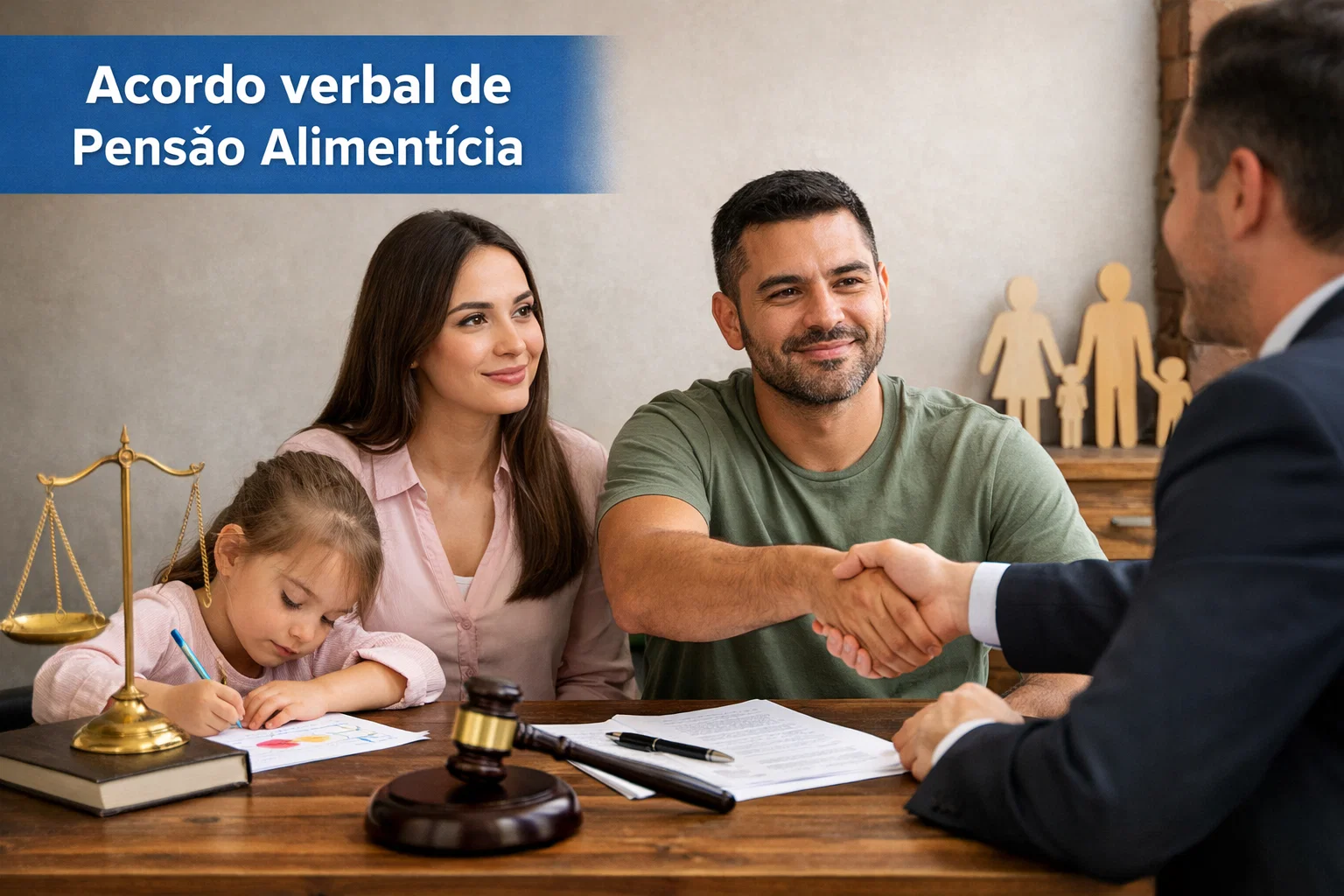 acordo verbal de pensão alimentícia