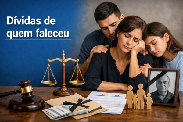 dívidas de quem faleceu