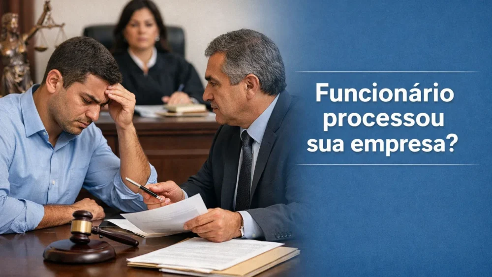 funcionário processou a sua empresa