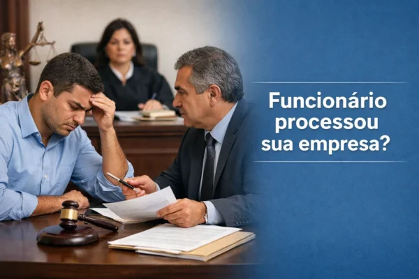 funcionário processou a sua empresa