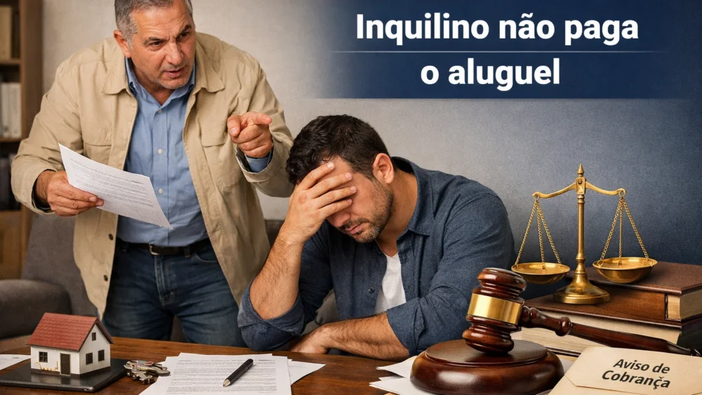 inquilino não paga o aluguel