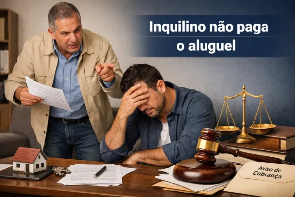 inquilino não paga o aluguel