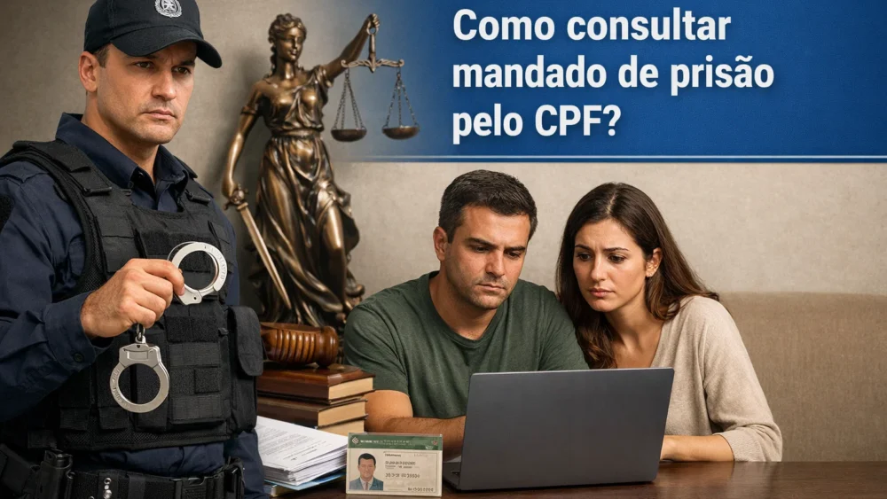 Como consultar mandado de prisão pelo cpf? Entenda! 1 mandado