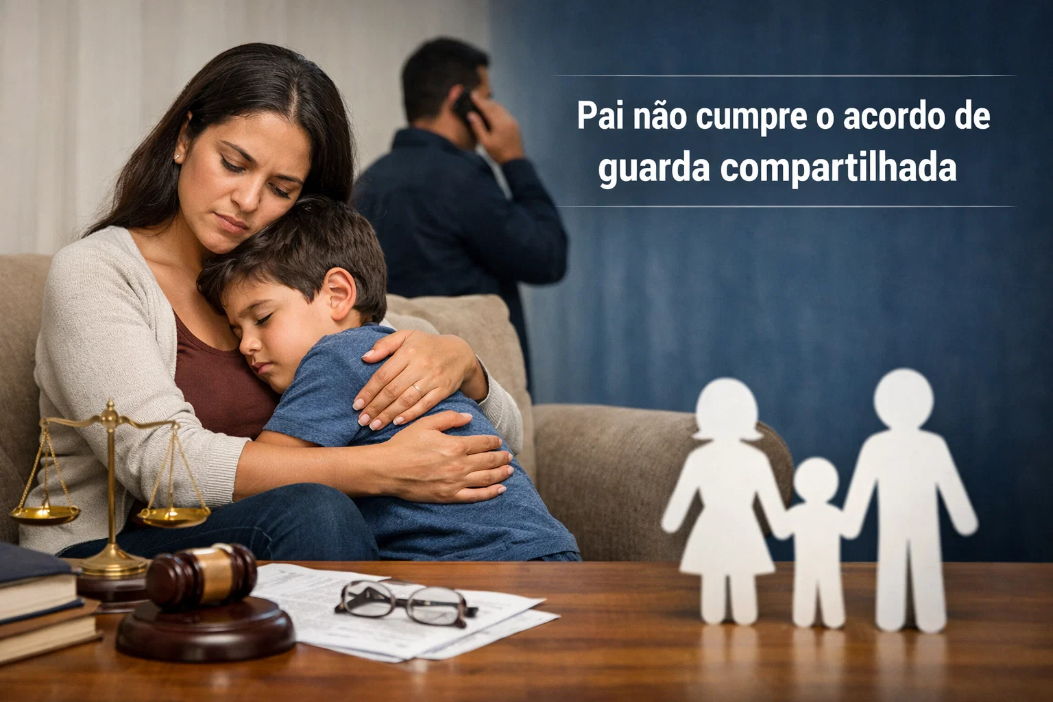 pai não cumpre o acordo de guarda compartilhada