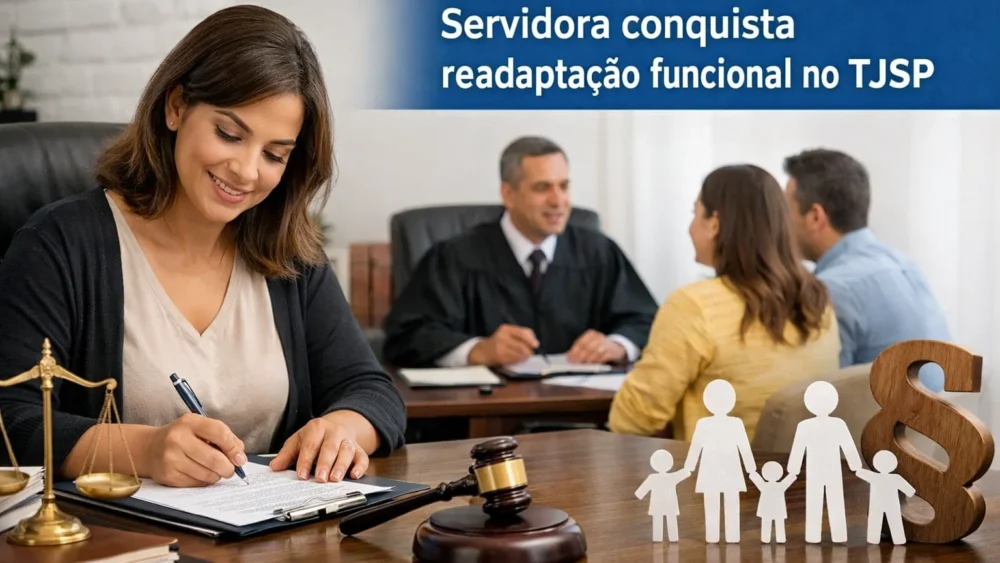 Servidora conquista readaptação funcional no TJSP 1 servidora
