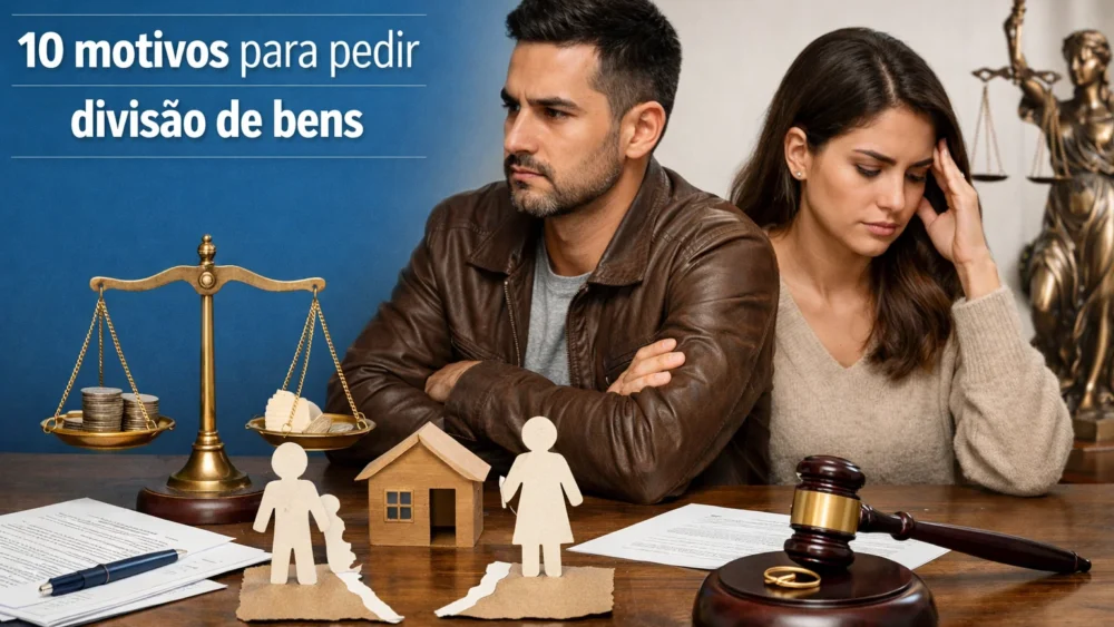 10 motivos para pedir divisão de bens