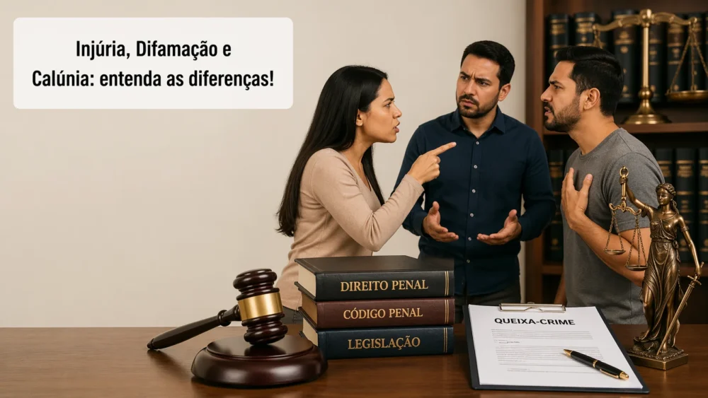 Injúria, Difamação e Calúnia