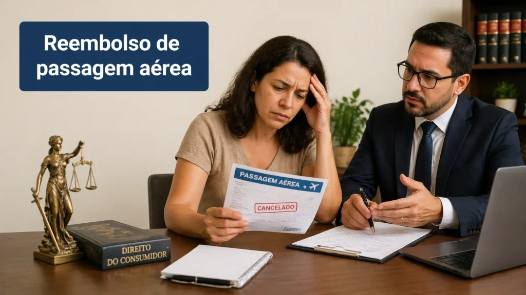 Reembolso de passagem aérea