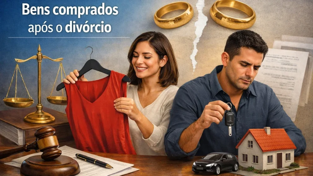 bens comprados após o divórcio