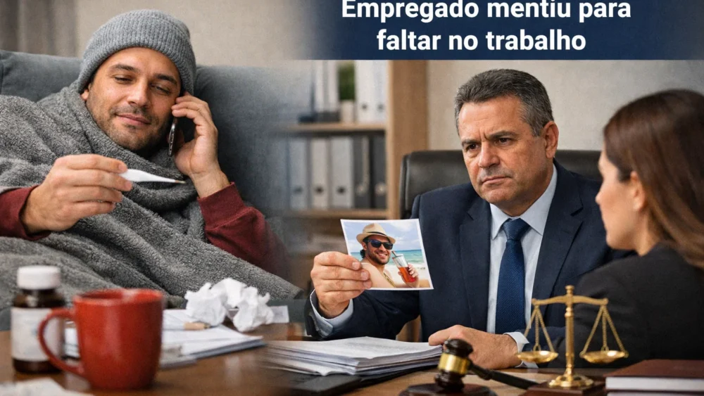 Empregado mentiu para faltar no trabalho: O que fazer? 2026 1 empregado mentiu para faltar no trabalho