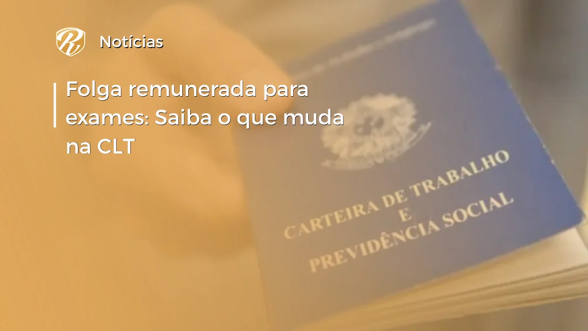 folga remunerada para exames