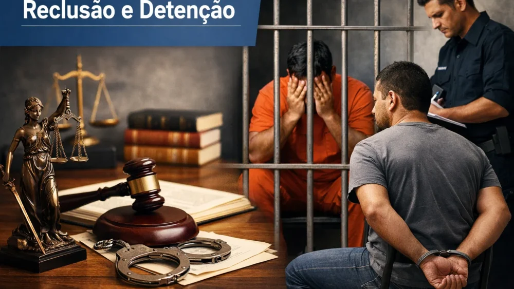 reclusão e detenção
