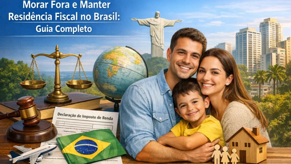 Morar Fora e Manter Residência Fiscal no Brasil: pode? Entenda tudo! 1 residência fiscal