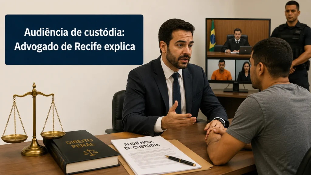 Advogado de Recife audiência de custódia