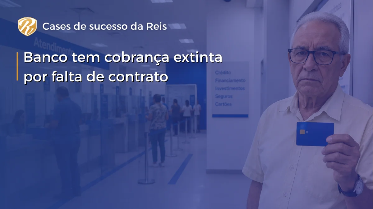 Banco tem cobrança extinta por falta de contrato